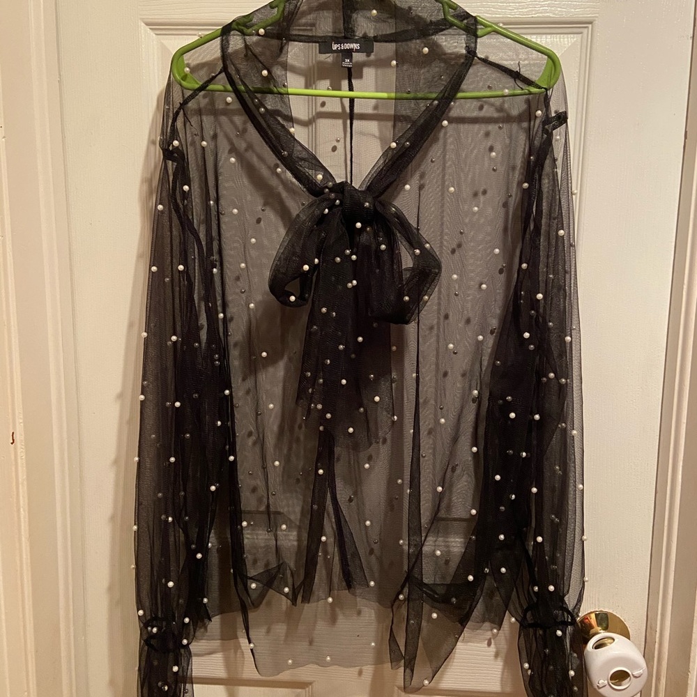 Sheer blouse